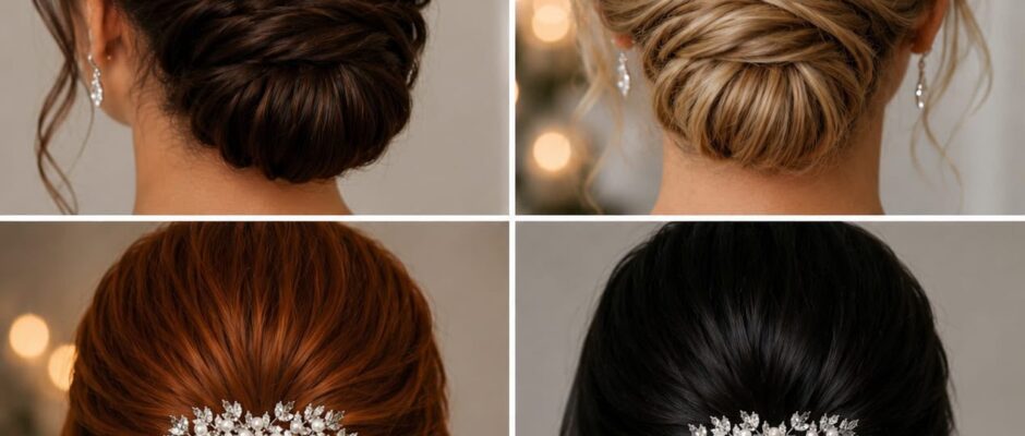 Grinaldas personalizadas: joias que transformam o penteado da noiva em uma peça única